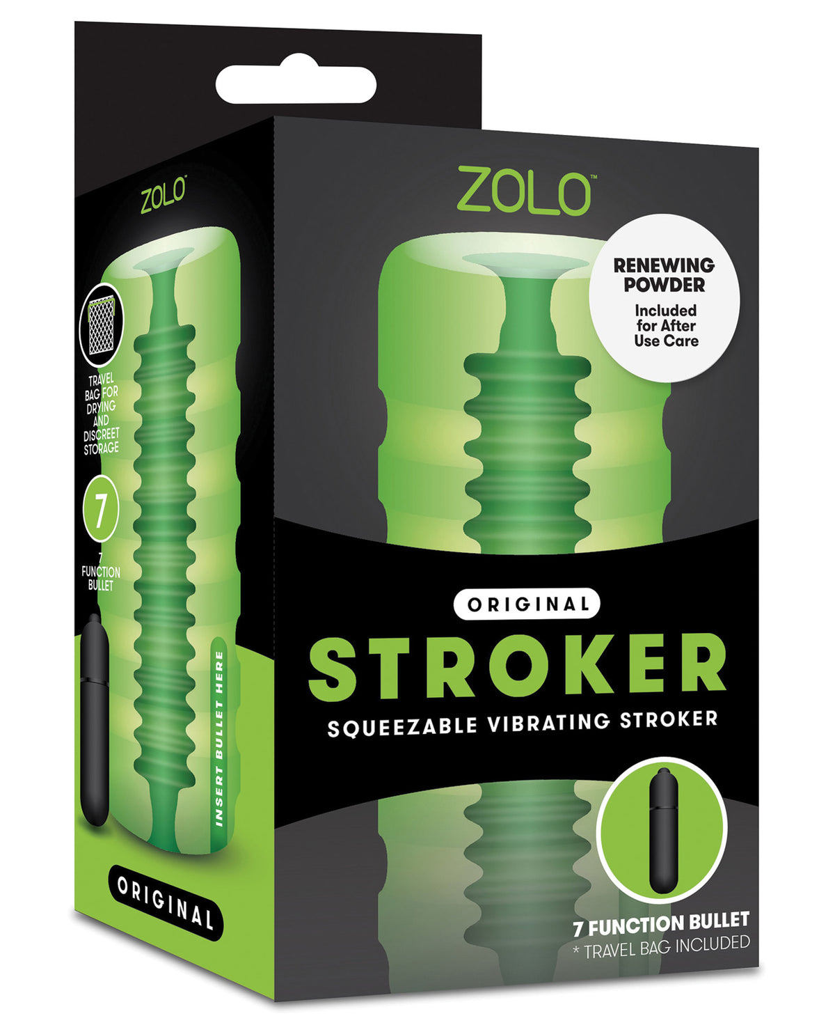 The Soft Hum ZOLO Original Squeezable Vibrating Stroker