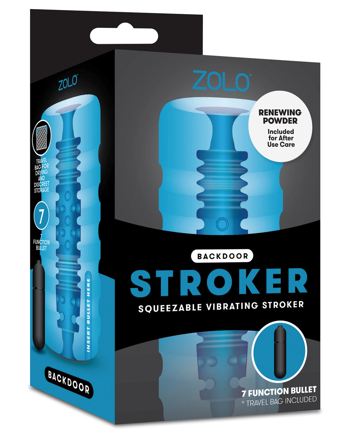 The Soft Hum ZOLO Backdoor Squeezable Vibrating Stroker