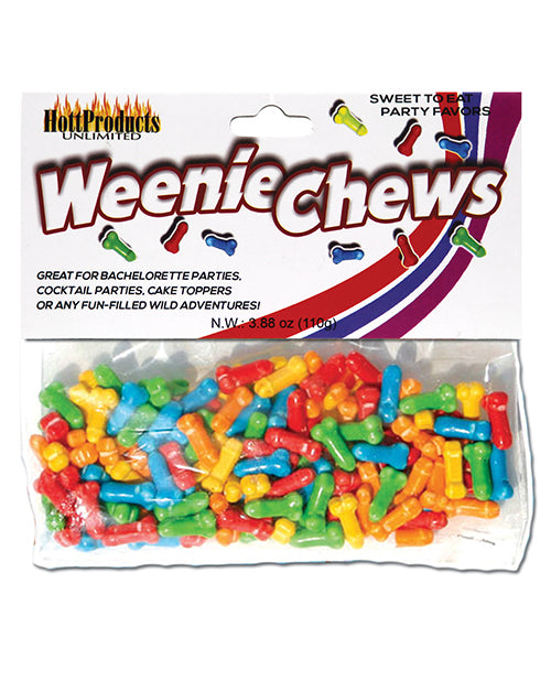The Soft Hum Weenie Chews Candies - Asst. Flavors Bag of 125