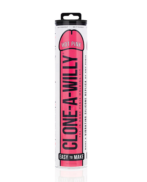The Soft Hum Clone-A-Willy Kit Vibrating - Hot Pink