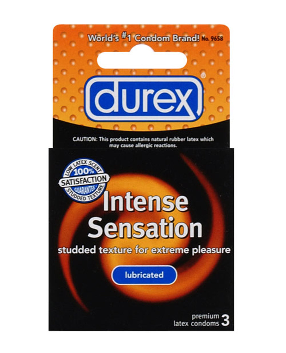 Durex Intense Sensation Condoms - Box of 3