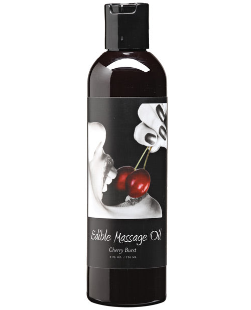 The Soft Hum Earthly Body Edible Massage Oil - 8 oz Cherry