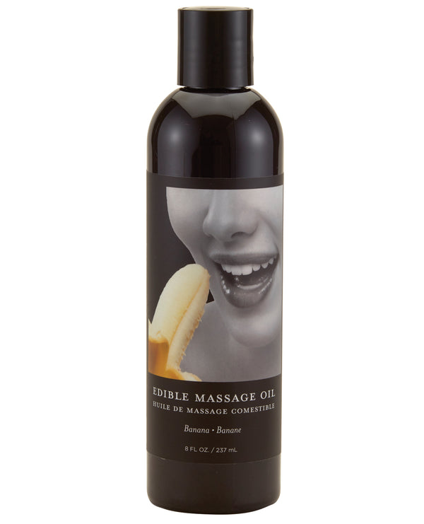 The Soft Hum Earthly Body Edible Massage Oil - 8 oz Banana
