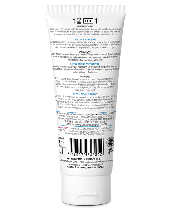 The Soft Hum EXSENS of Paris Personal Water Based Lubricant - Pure Aqua