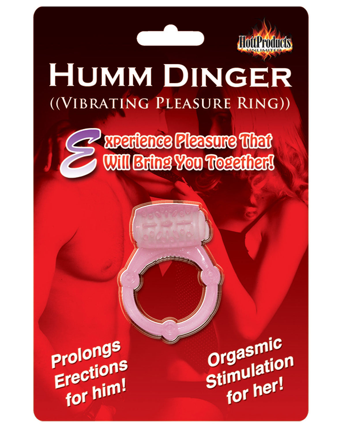 The Soft Hum Humm Dinger Vibrating Cockring - Magenta