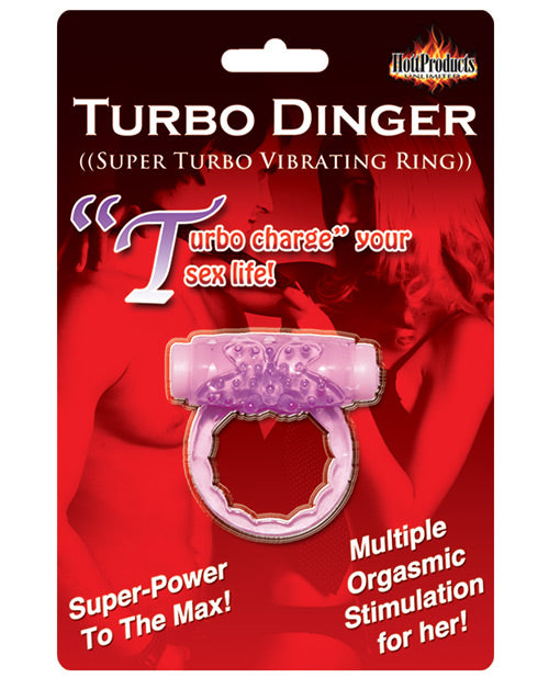 The Soft Hum Humm Dinger Turbo Vibrating Cockring - Purple