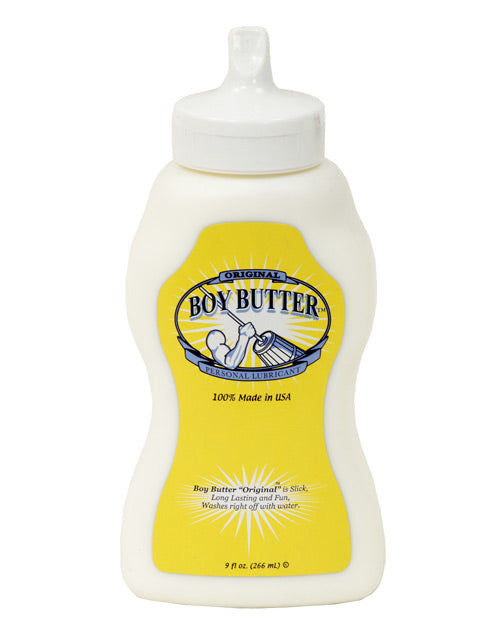 The Soft Hum Boy Butter Churn Style - 9 oz Squeeze Bottle
