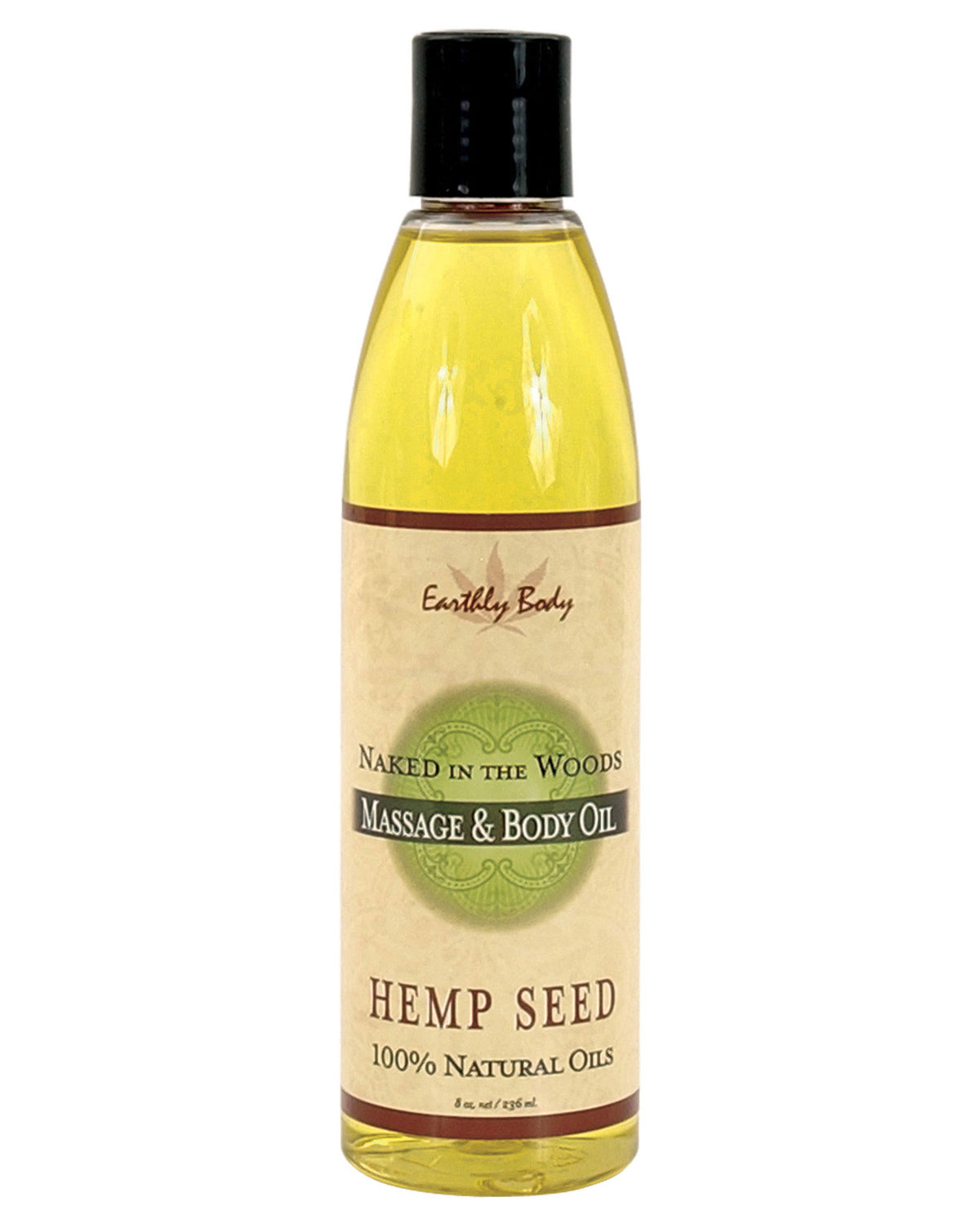 Earthly Body Massage &amp; Body Oil - 8 oz Naked in the Woods