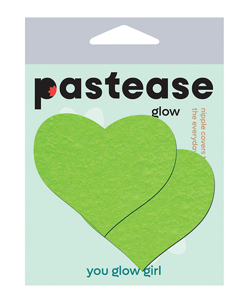The Soft Hum Pastease Heart - Glow in the Dark Green O/S