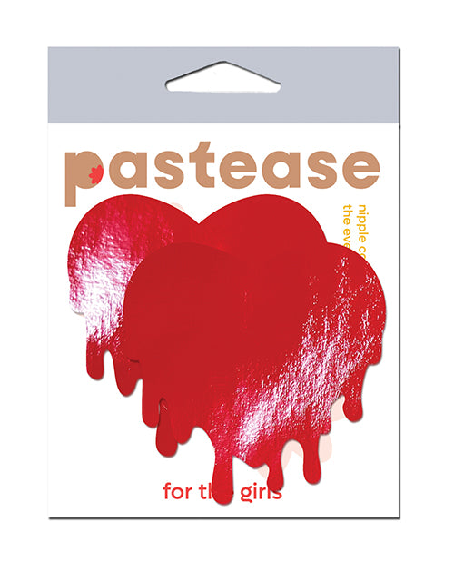 The Soft Hum Pastease Faux Leather Melty Heart - Red O/S