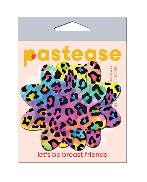 The Soft Hum Pastease Cheetah Leopard Print Petal - Rainbow O/S