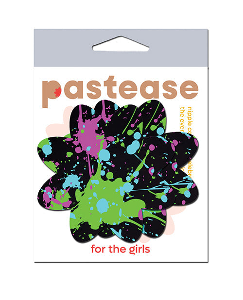 The Soft Hum Pastease Vibrant Neon Paint Splatter Petal - Multi-Color O/S