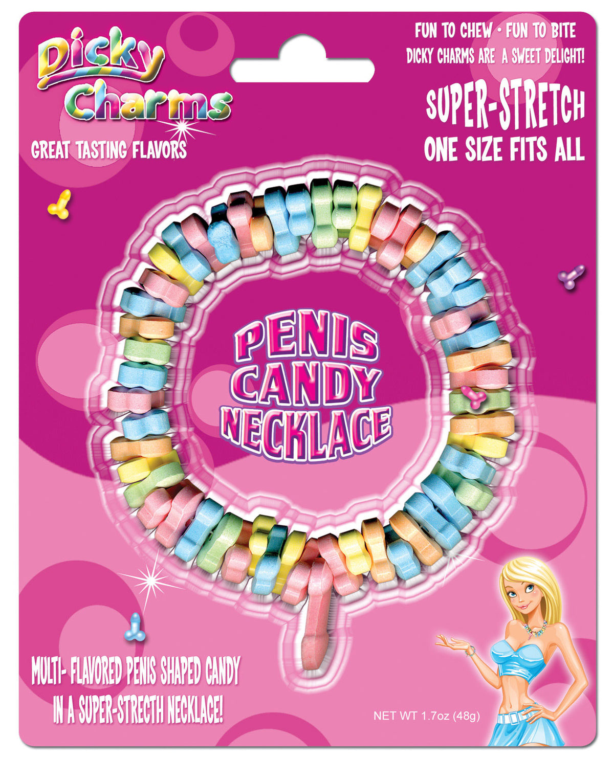 The Soft Hum Penis Candy Necklace