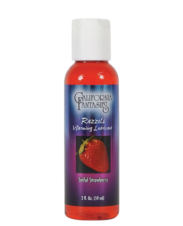 The Soft Hum Razzels Warming Lubricant - 2 oz Sinful Strawberry