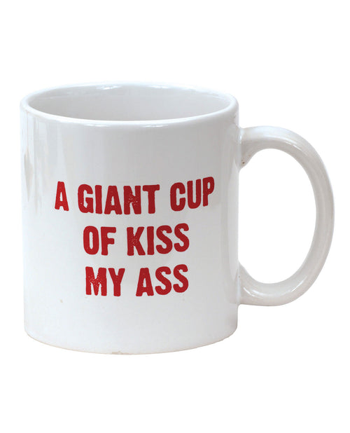 The Soft Hum Attitude Mug A Giant Cup of Kiss My Ass - 22 oz