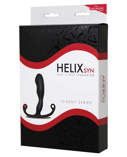 The Soft Hum Aneros Helix Syn Trident Series Prostate Stimulator - Black - Image 2
