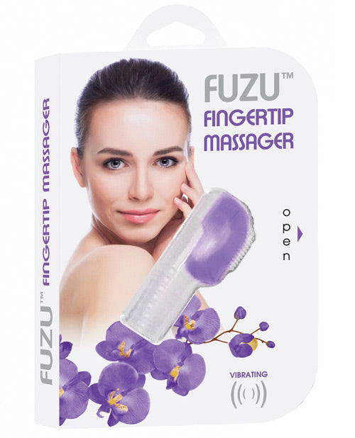 The Soft Hum Fuzu Fingertip Massager - Neon Purple