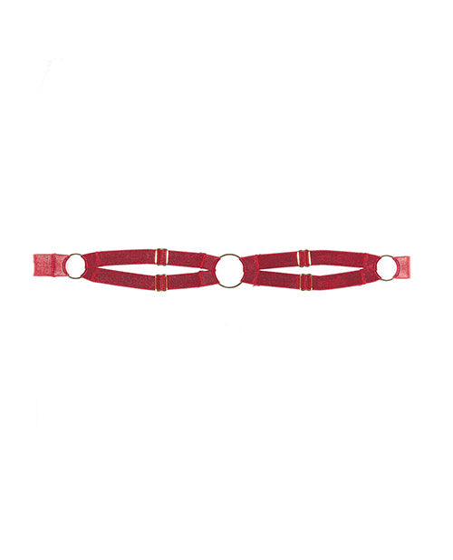 The Soft Hum Adore Come With Me Leg Garters Red O/S - Image 2