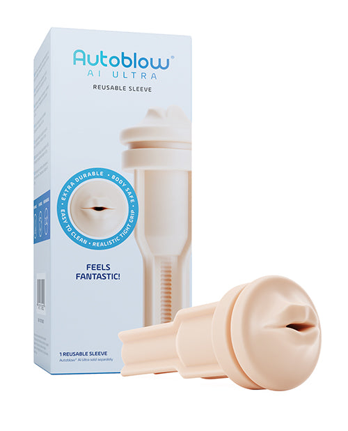 The Soft Hum Autoblow AI Ultra Mouth Sleeve - Beige