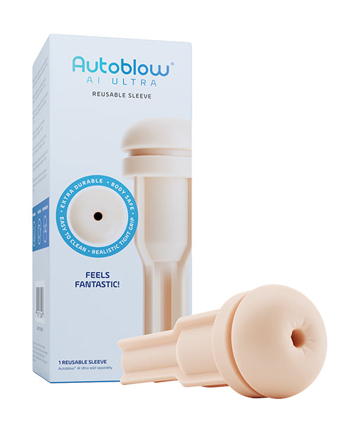 The Soft Hum Autoblow AI Ultra Anus Sleeve - Beige