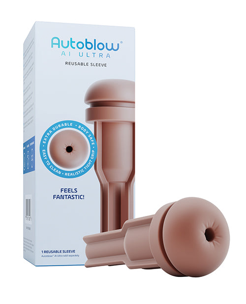 The Soft Hum Autoblow AI Ultra Anus Sleeve - Brown