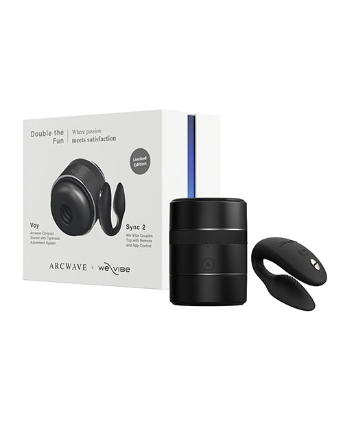 The Soft Hum Arcwave Voy / We-Vibe Sync 2 Double the Fun Pair - Black