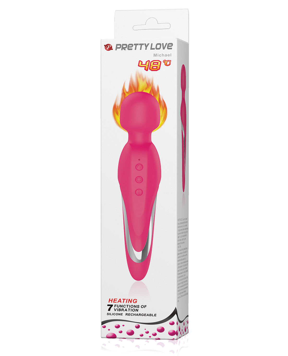 The Soft Hum Pretty Love Michael Heating Body Wand - Pink