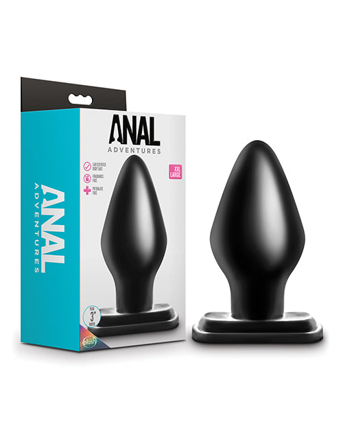 The Soft Hum Blush Anal Adventures XXL Plug - Black