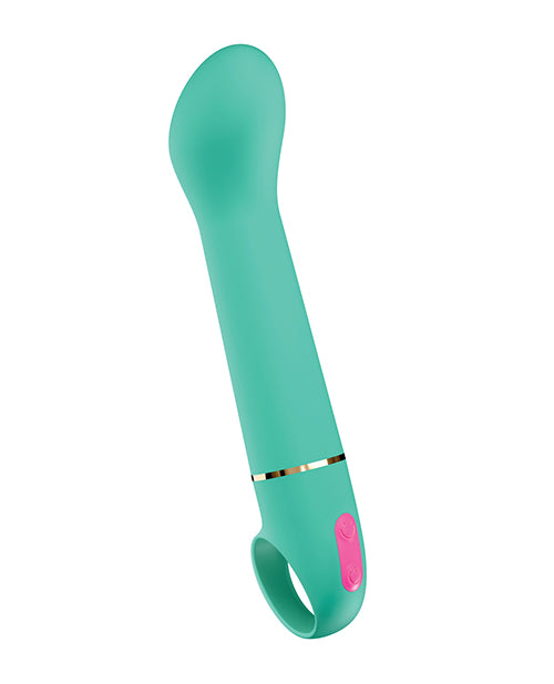 The Soft Hum Aria - Flirty AF 2.0 - Rechargeable Vibe - Teal - Image 2