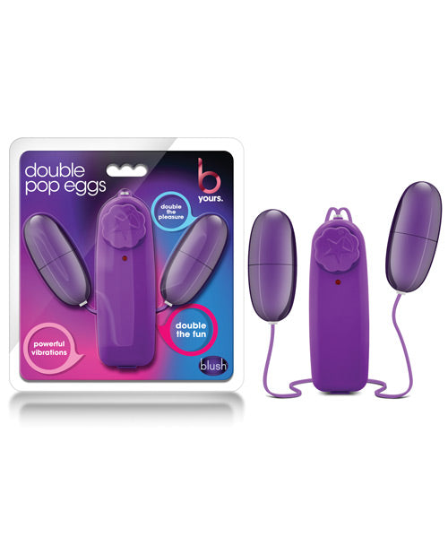The Soft Hum Blush B Yours Double Pop Eggs - Plum