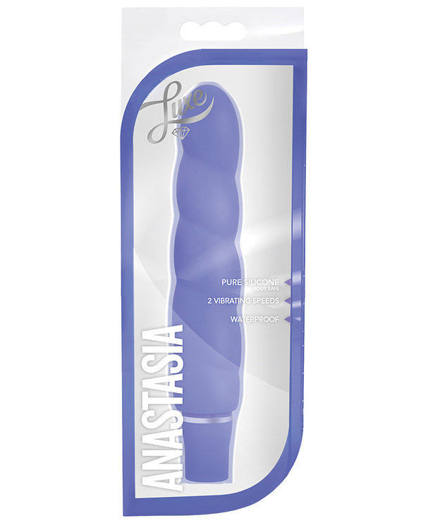The Soft Hum Blush Luxe Anastasia Silicone Vibrator - Periwinkle
