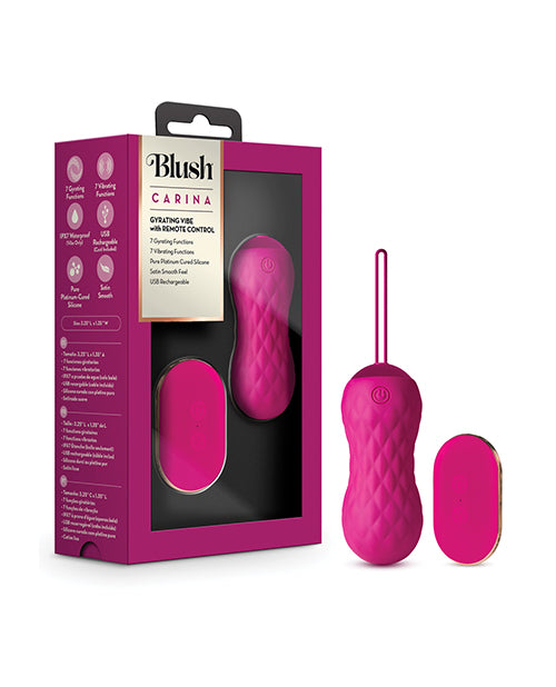 The Soft Hum Blush Carina Remote Controlled Bullet - Velvet
