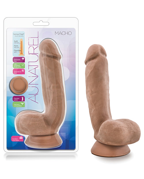 The Soft Hum Blush Au Naturel Macho Dong w/Suction Cup