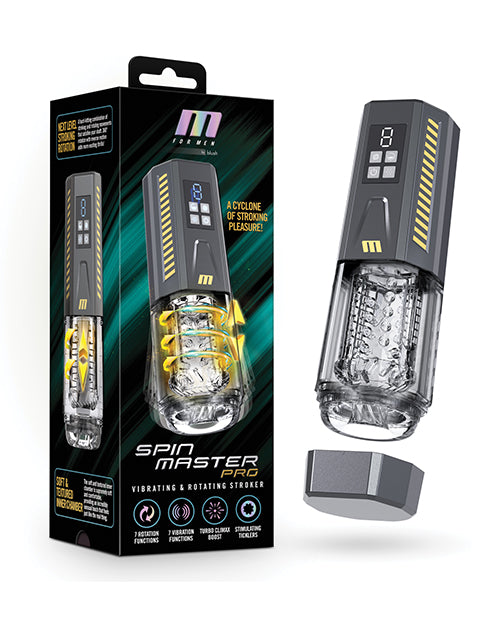 The Soft Hum Blush M for Men SpinMaster Pro Stroker - Grey