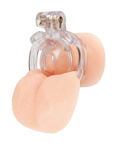 Acrylic See Thru Mini Cock Micro Chastity Cage (2)