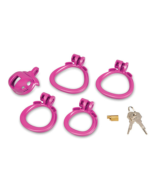 1" Bitchboy Pink Prisoner Cock Cage (4)
