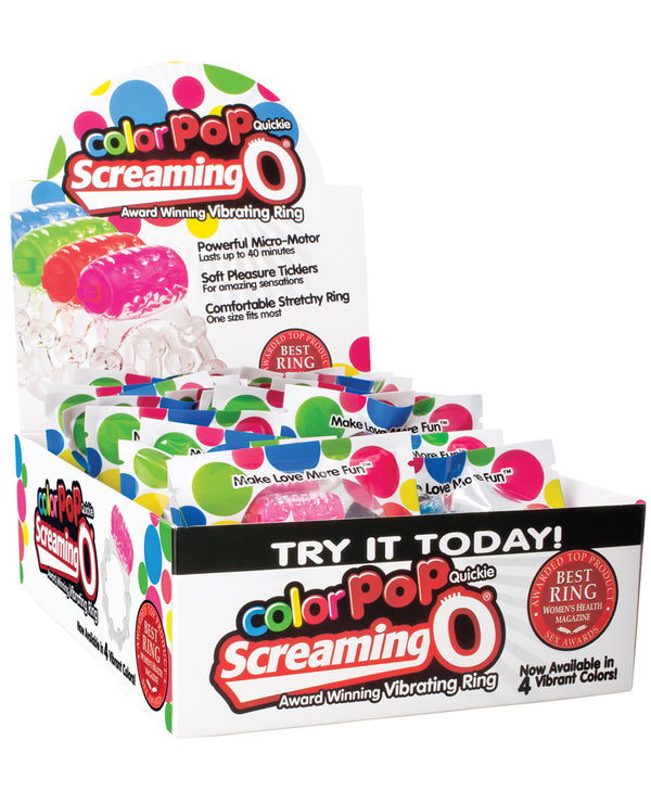 The Soft Hum Screaming O Color Pop Quickie - Asstd. Colors Box of 24