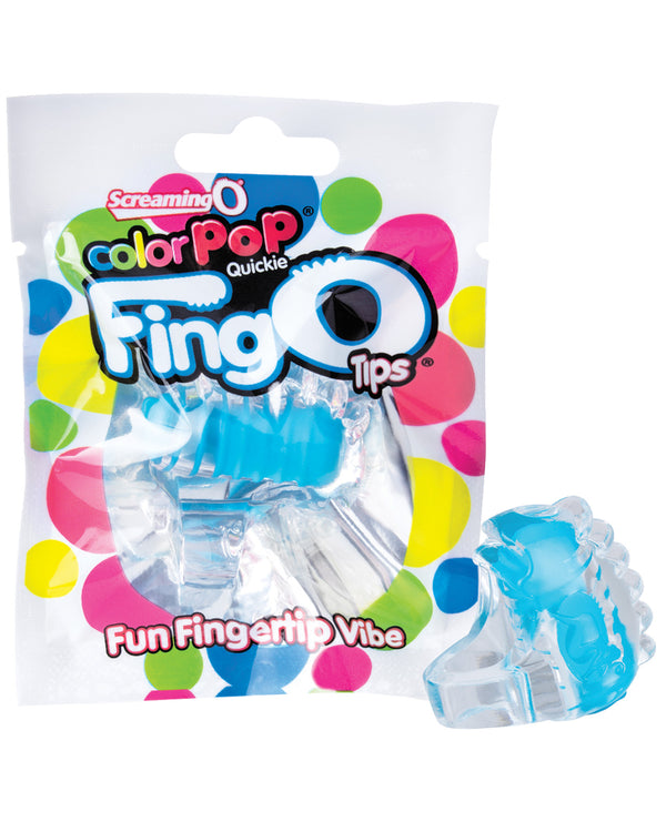 The Soft Hum Screaming O Color Pop FingO Tip - Blue