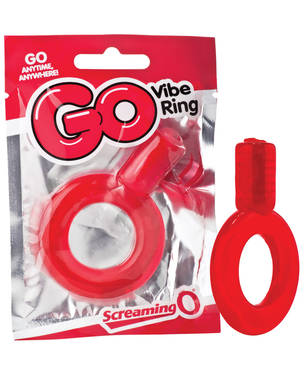 The Soft Hum Screaming O GO Vibe Ring - Red