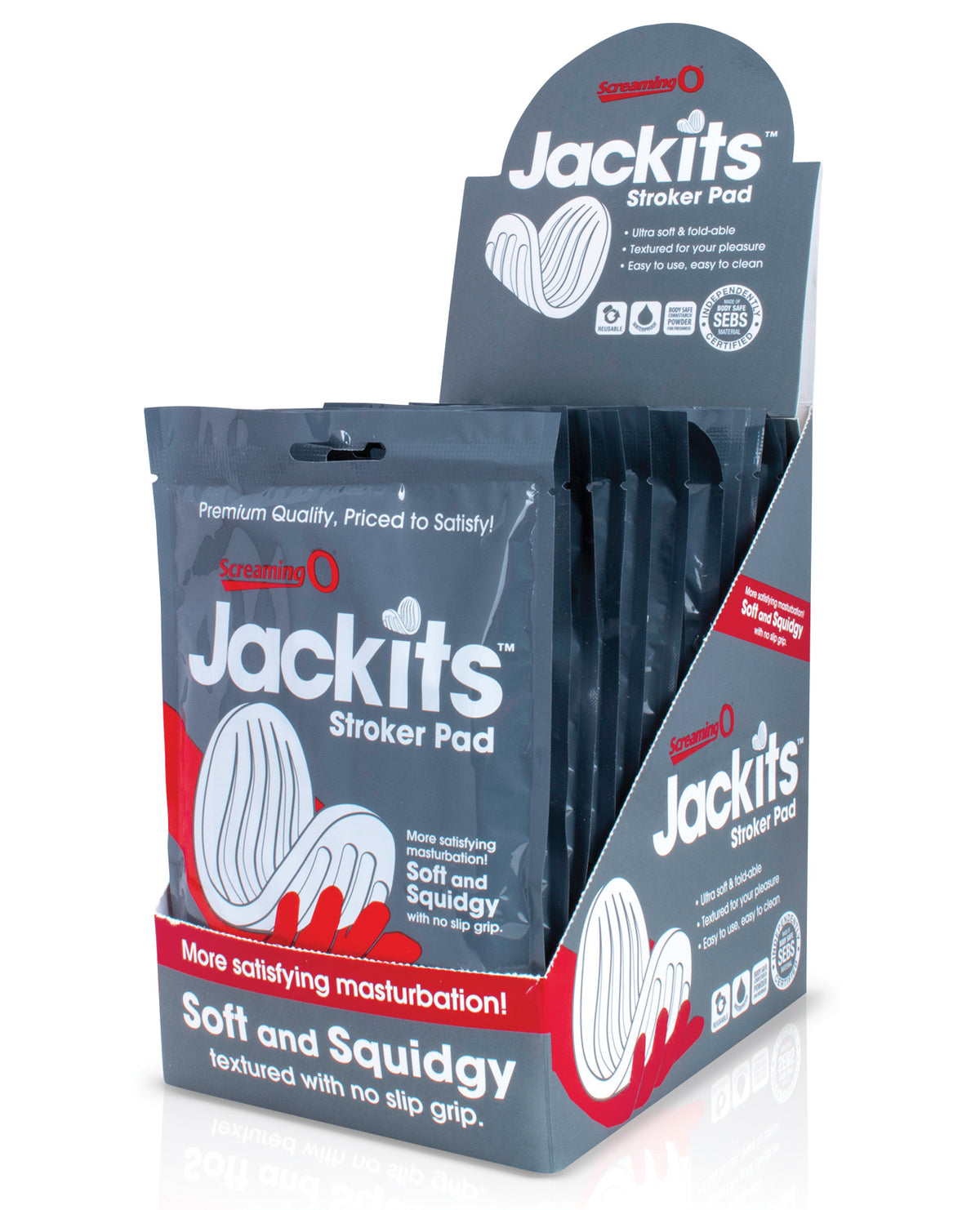 The Soft Hum Screaming O Jackits Stroker Pad - Clear