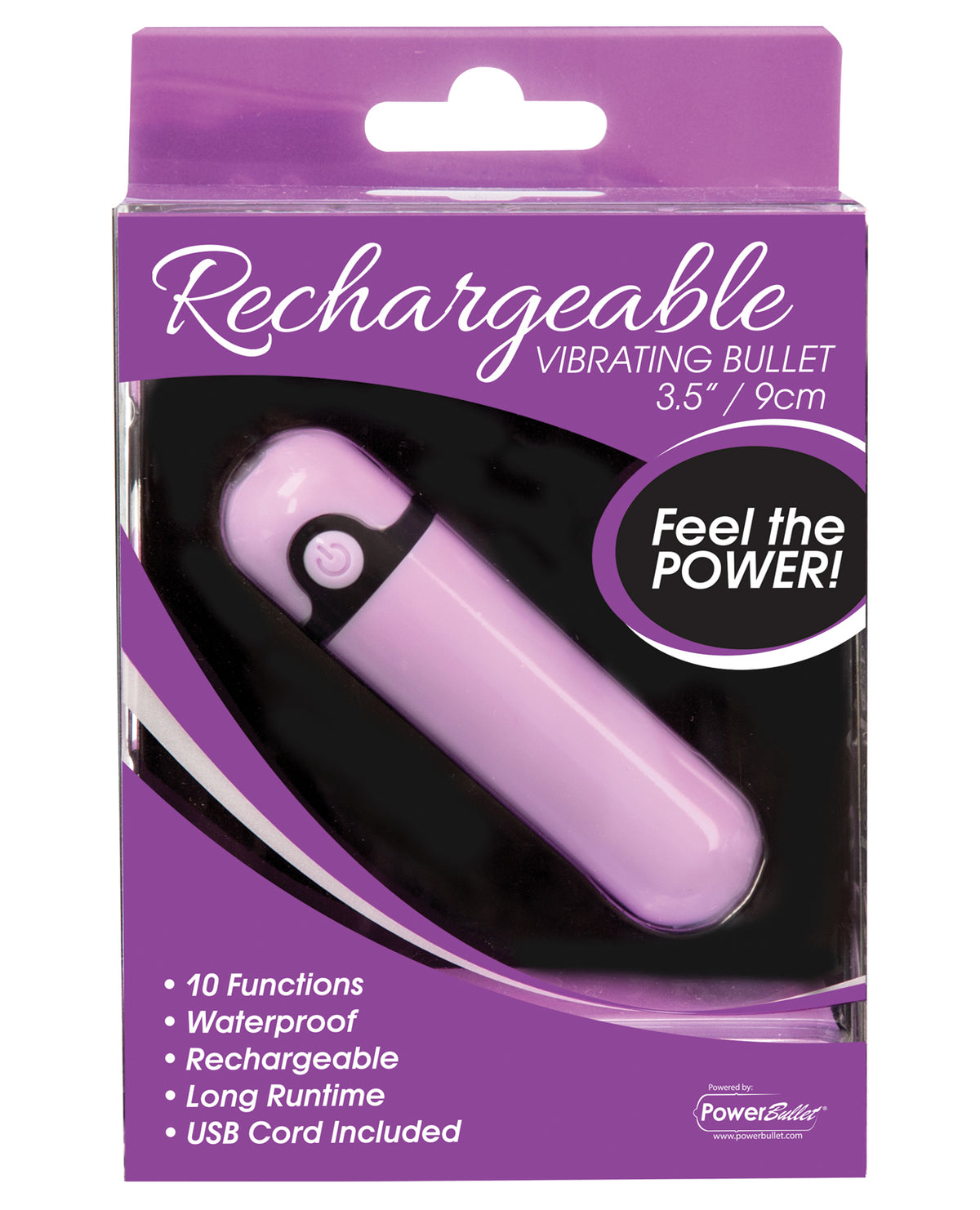 The Soft Hum Simple &amp; True Rechargeable Vibrating Bullet - Purple