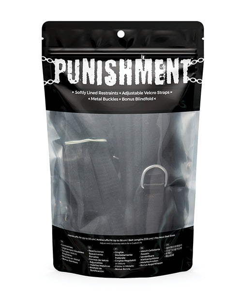 The Soft Hum Punishment 5 pc Bed Restraints
