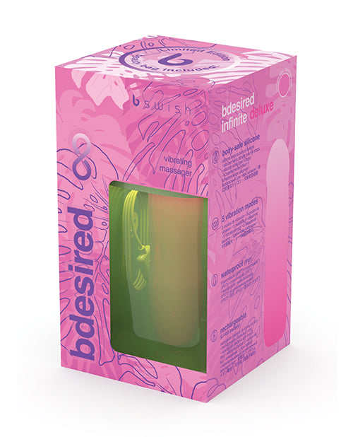 The Soft Hum Bdesired Infinite Deluxe LE Flamingo Vibrator - Pink