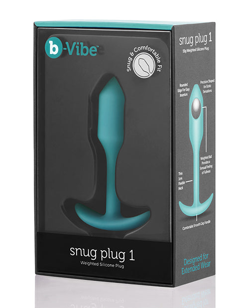 The Soft Hum b-Vibe Weighted Snug Plug 1 - 55 g Mint