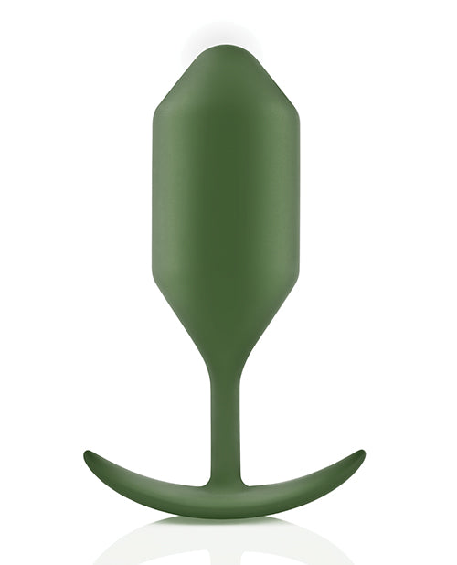 The Soft Hum b-Vibe Weighted Snug Plug 4 - 256 g Army - Image 2