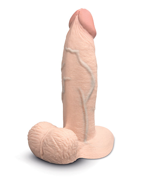 The Soft Hum b-Vibe Slipskin 7" Girthy - Cream - Image 2