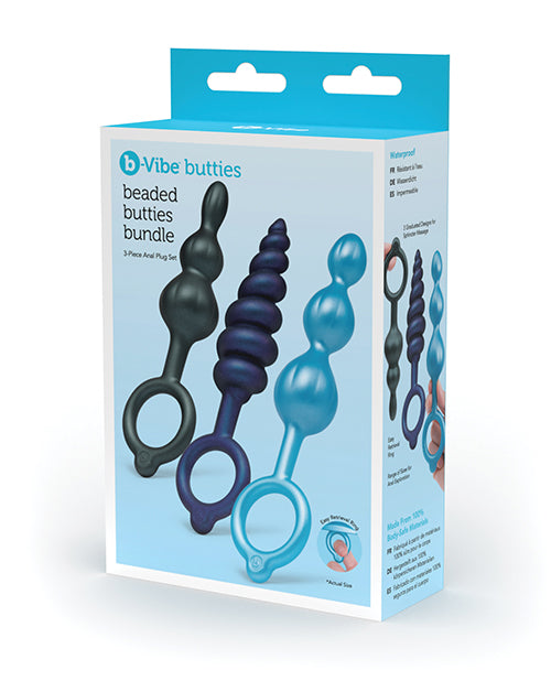 The Soft Hum b-Vibe Butties Beaded Bundle - 3 pc Set