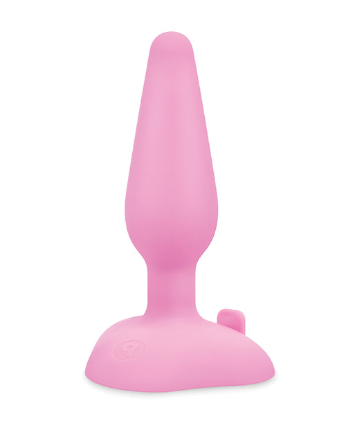 The Soft Hum b-Vibe Beginner's Vibrating Tapered Butt Plug - Pink - Image 2