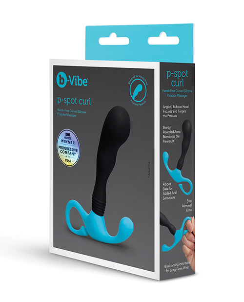 The Soft Hum P-Spot Curl Hands-Free Curved Silicone Prostate Massager