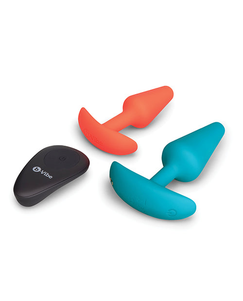 The Soft Hum Anal Training Bundle 2-Piece Set Includes Beginner Plug &amp; Rechargeable Vibrating Plug w/Remote - Image 2